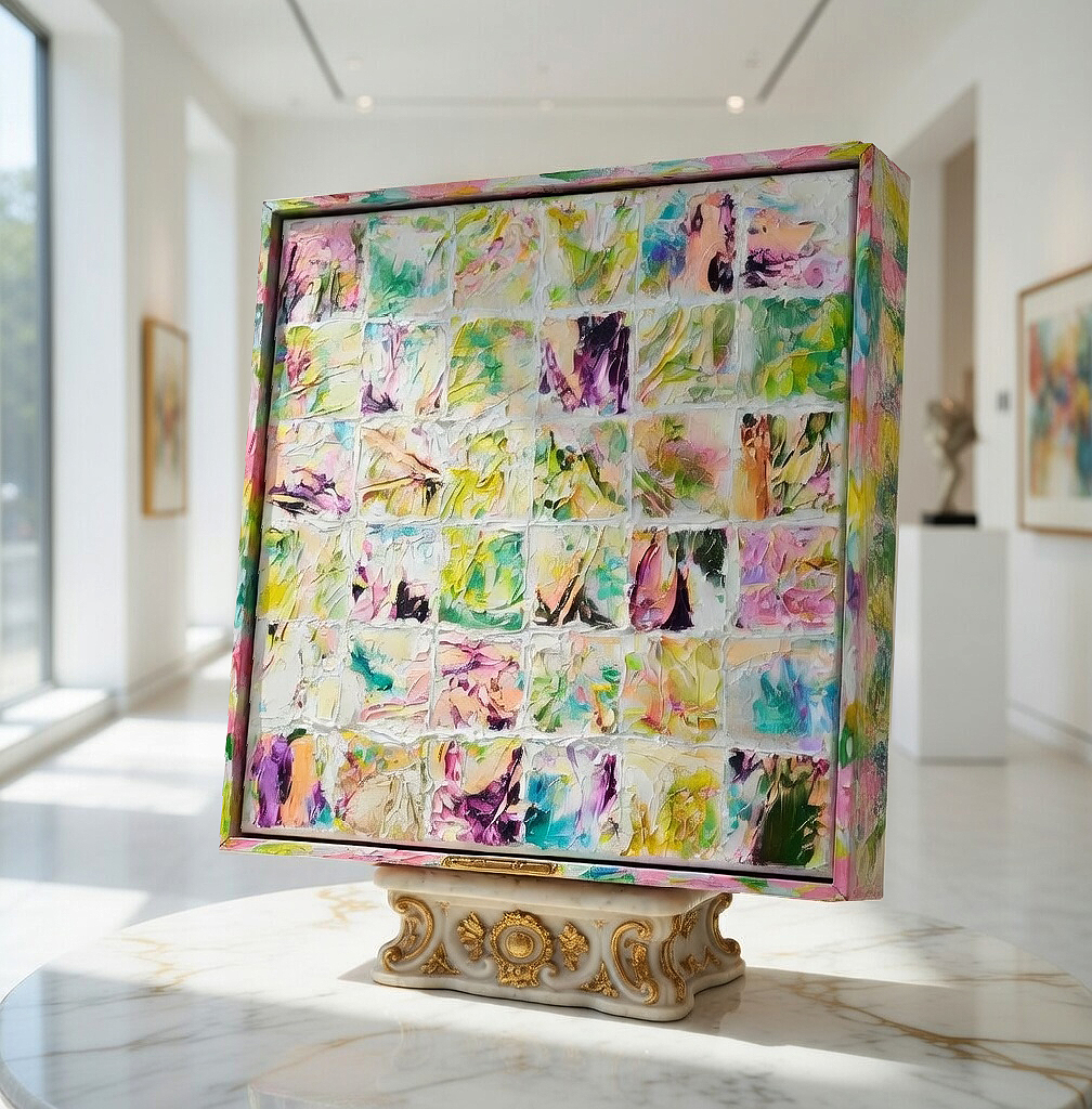 Mu Mian Abstract 2 by Artist Michael Vegh