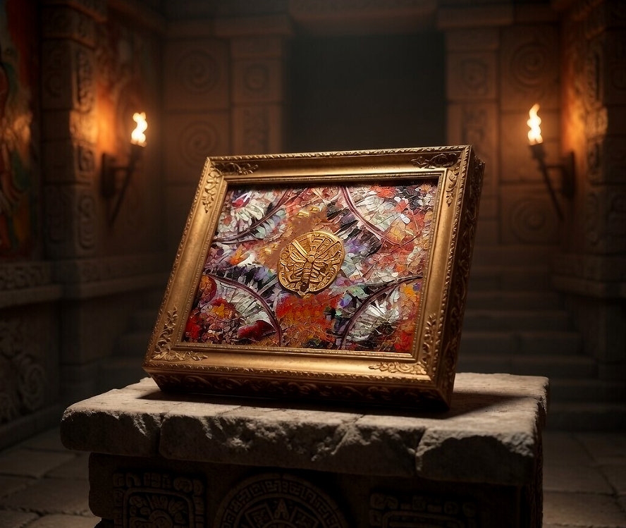 Tenochtitlan Butterfly by Artist Michael Vegh