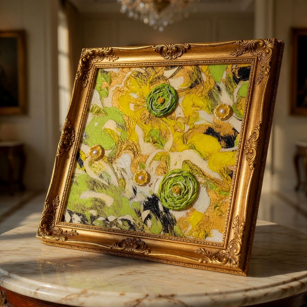 Floral Abstract 3 (Lover's Lane 2021) by Artist Matt Vegh