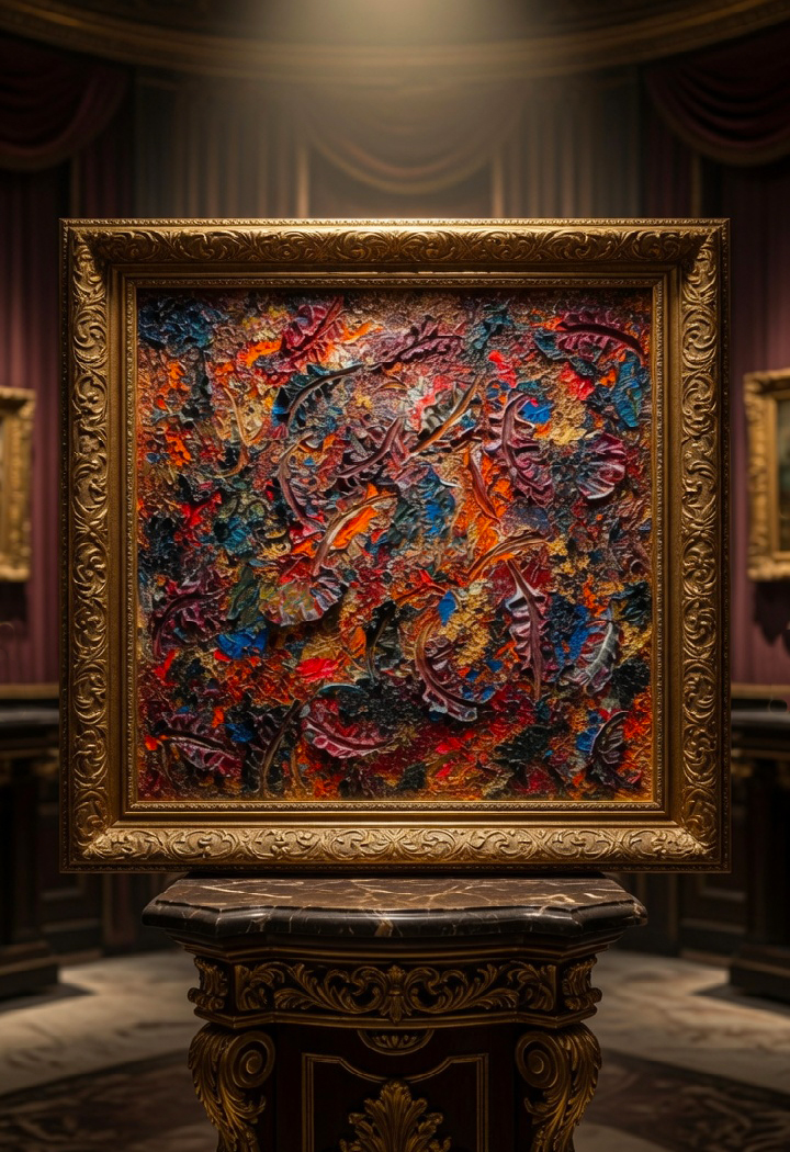 Wildflower Floral Abstract 2019 by Artist Matt Vegh