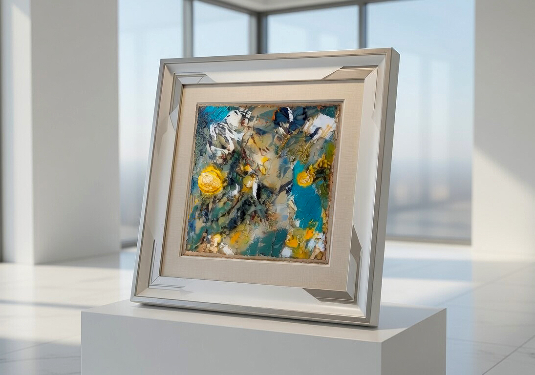 Floral Abstract #6 by Artist Matt Vegh