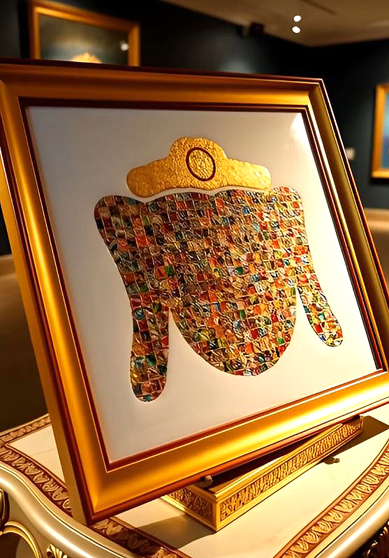 Mosaic Buddha Head