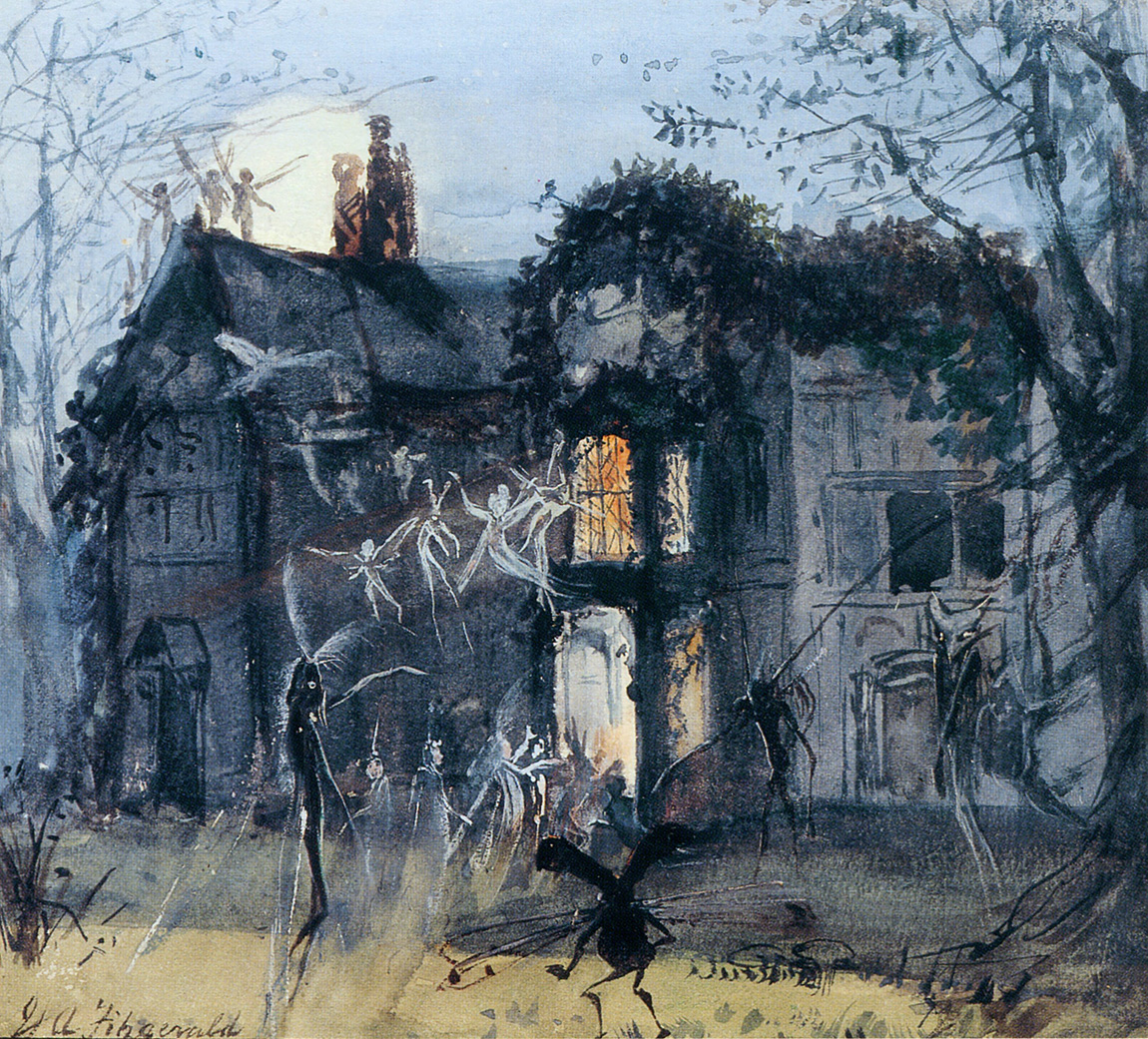 The Old Hall, Fairies by Moonlight; Spectres & Shades, Brownies and Banshees.