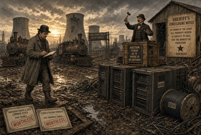 The first movers take the technical risks, overpay for every bolt, and go broke. The scrappers walk through after the auctioneer clears his throat.