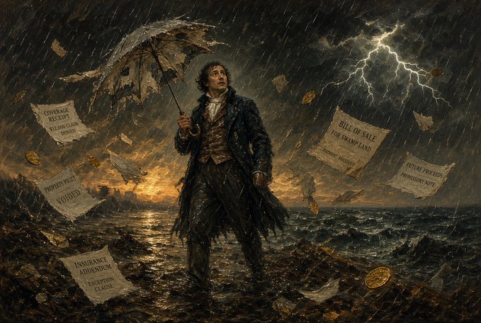 It looks prudent until the wind begins to blow.