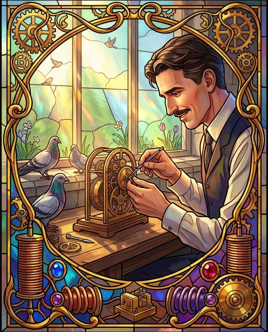 The brass gears of my clockwork model have a particular resonance in the humidity of a spring afternoon.