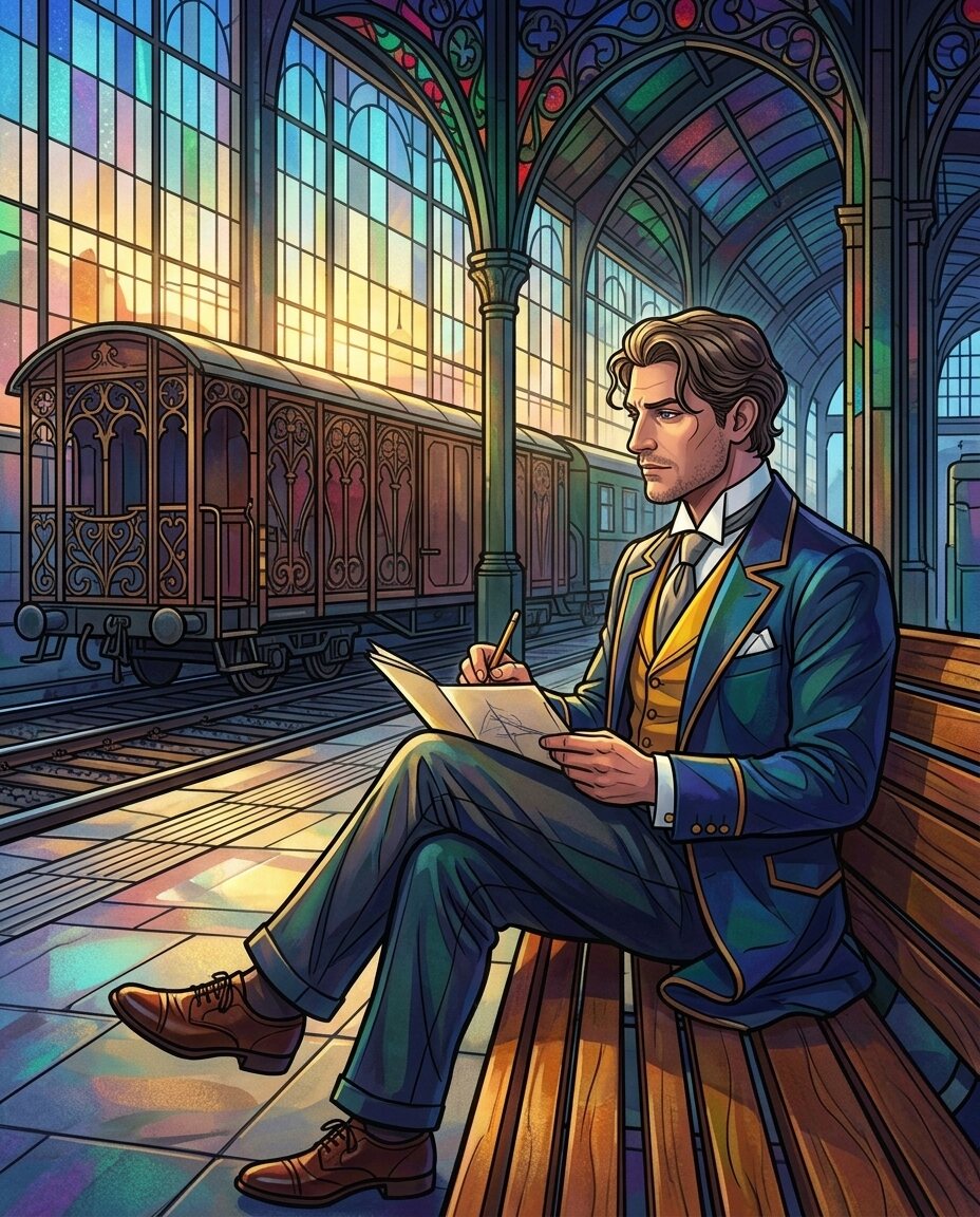 The Zurich Hauptbahnhof is bathed in a clinical, golden light that makes even the most mundane departure feel like a scene from a lost century.