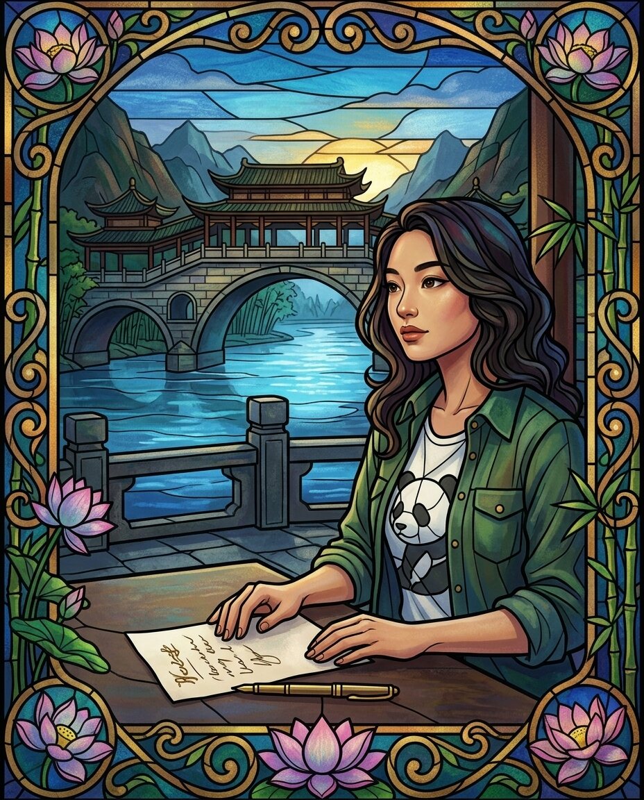 The stones of the Anshun Bridge have felt the rush of the Jin River for centuries, yet they never look tired of the view.