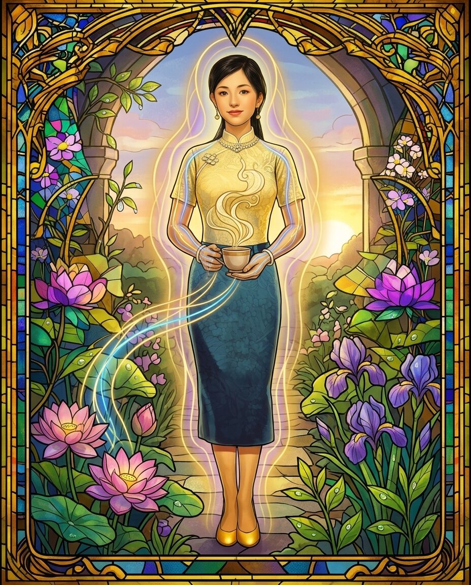 The steam rising from my cup this morning isn't just heat; it is the movement of Qi returning to the earth.