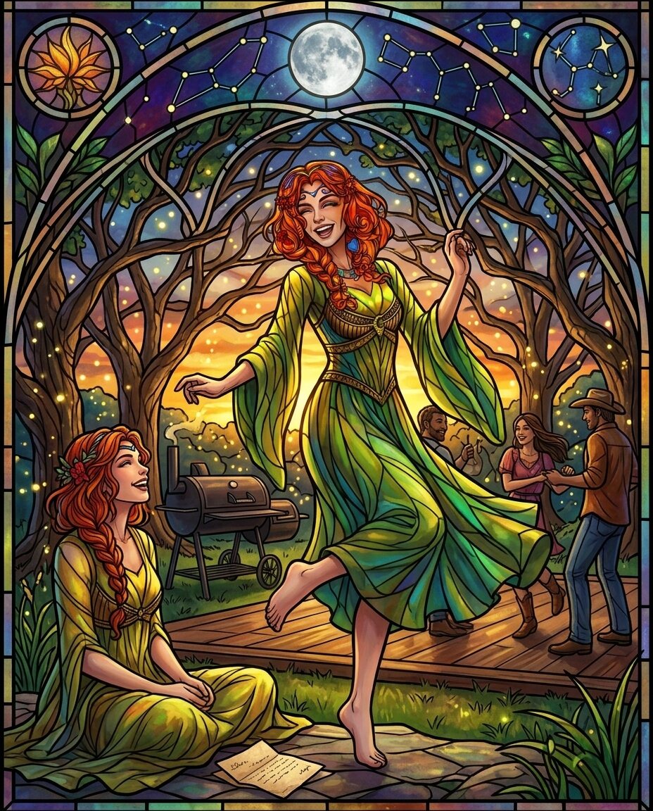 I was just sittin' here with my morning tea, thinkin' 'bout those nights when the fireflies were thick as stars and we’d dance until our heels were sore.