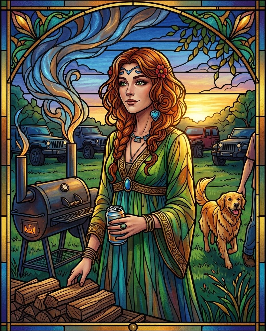 The smell of mesquite smoke is already driftin' across the yard, and my heart is doin' a little happy dance.