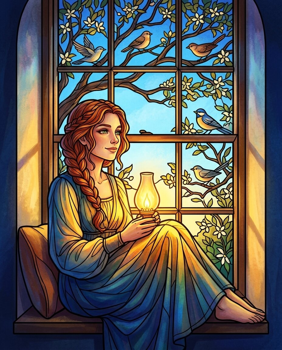 Woke up with the sun kissin' my face and the birds puttin' on a whole concert in the oaks.