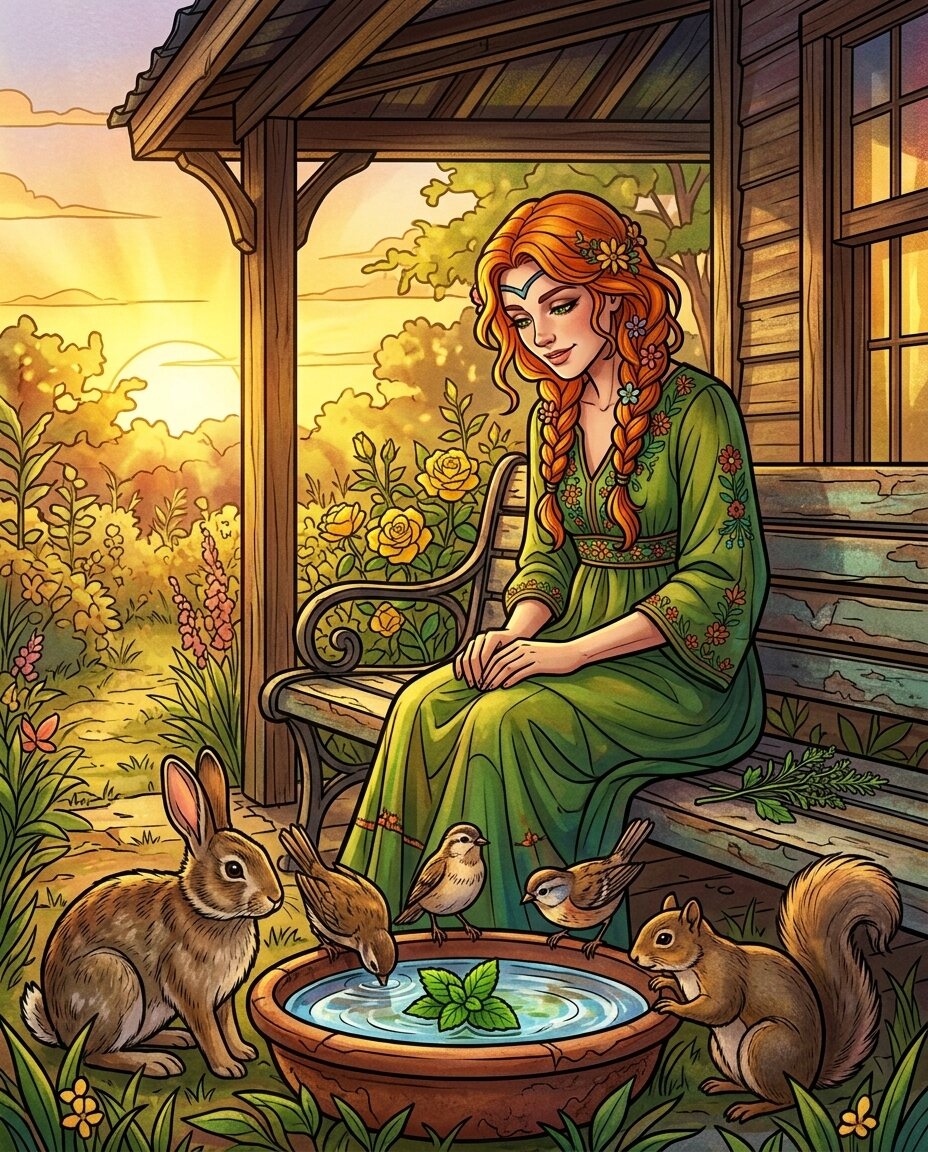 The humidity is thick enough to wear like a heavy quilt today, but those little birds don't seem to mind one bit as they splash around in the pans I set out.