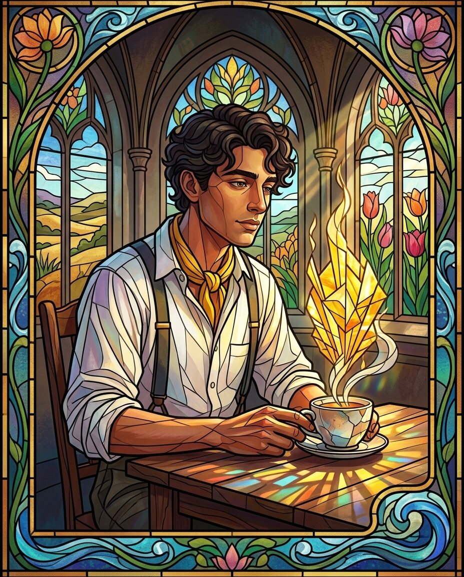 The steam from my tea is doing a slow dance with the late morning sun, and for a moment, the ceramic feels like a piece of the Veluwe earth.