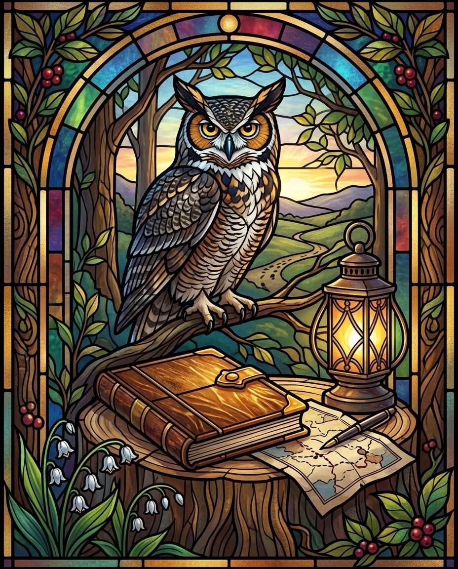 The brass clasp on this traveler’s ledger is warm to the touch, having sat beneath my lamp since the morning sun hit the high canopy.