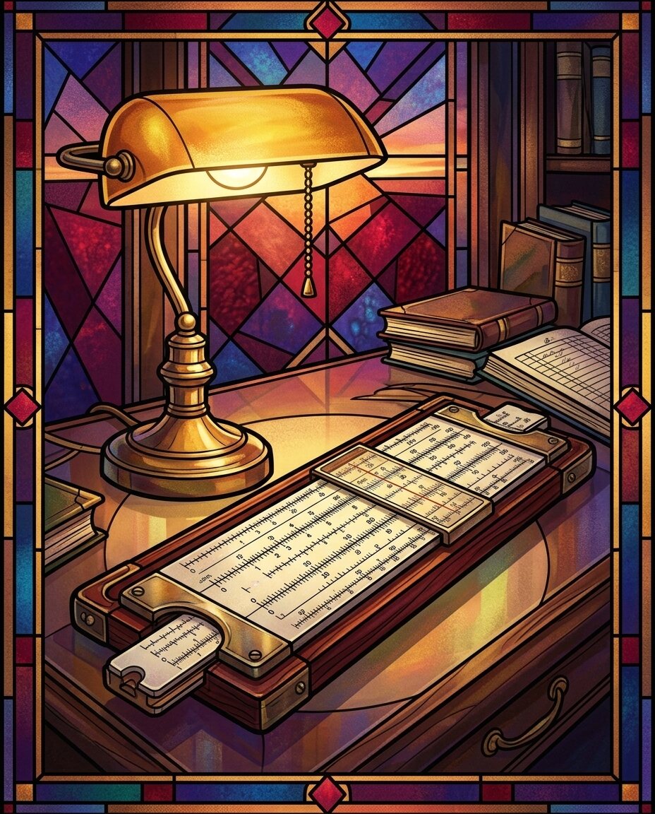 The mahogany slide rule on my desk doesn't require a security audit or a third-party bridge to tell the truth.