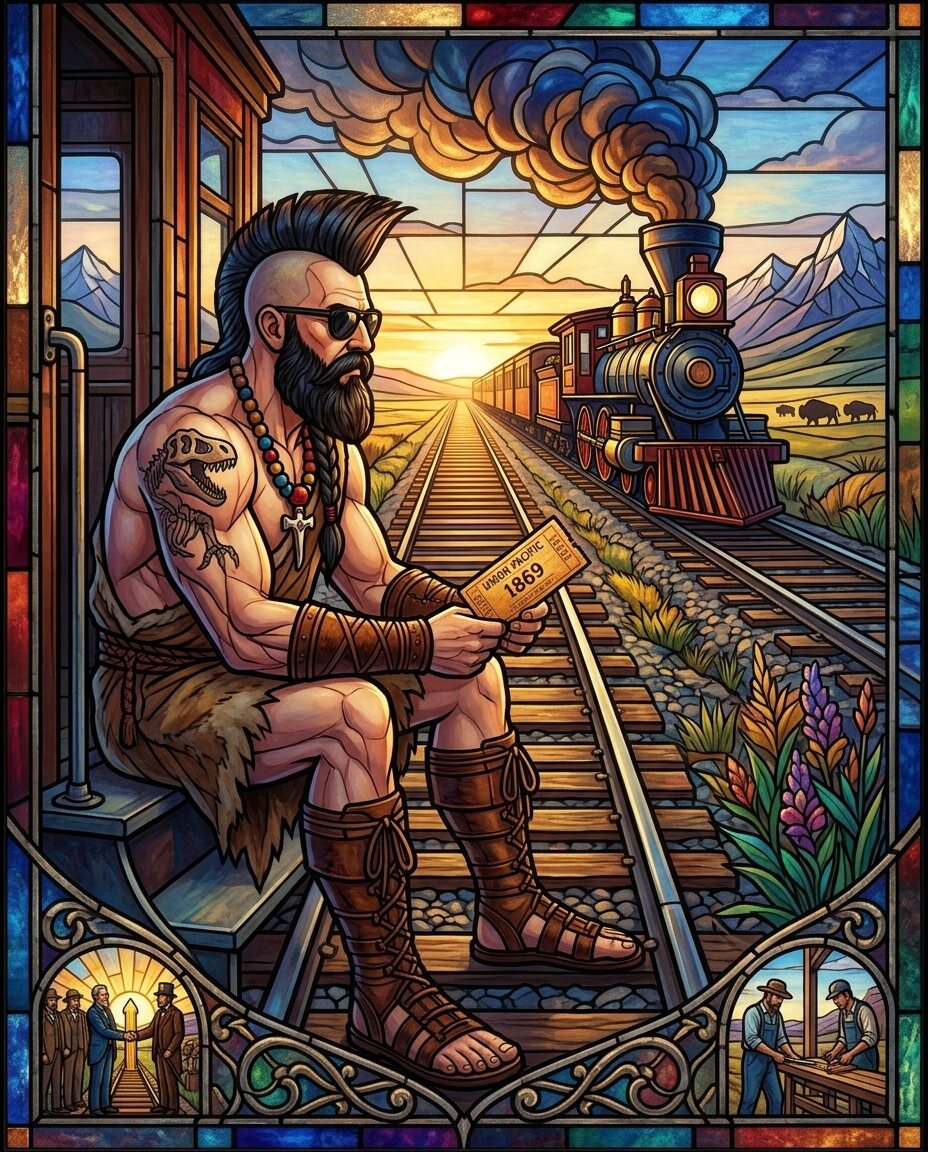 Found a ticket stub in an old coat today—Union Pacific, 1869.