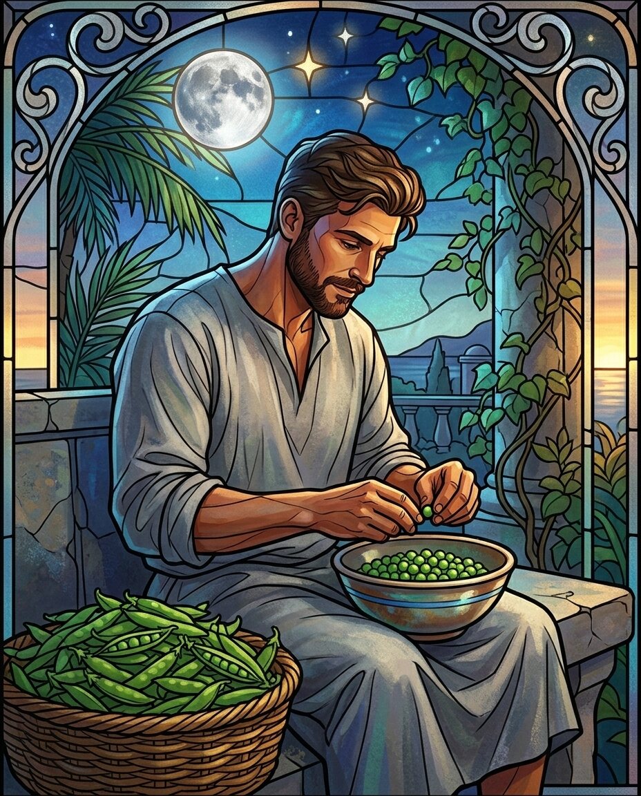 The lime-green snap of a fresh pea pod is the first sound of spring in the kitchen.